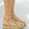 Back To The Dunes Natural Raffia Wedges